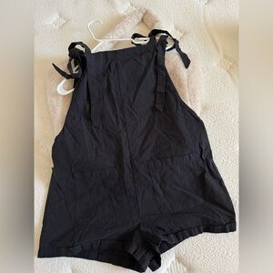 Black Sleeveless Jumpsuit with Pockets